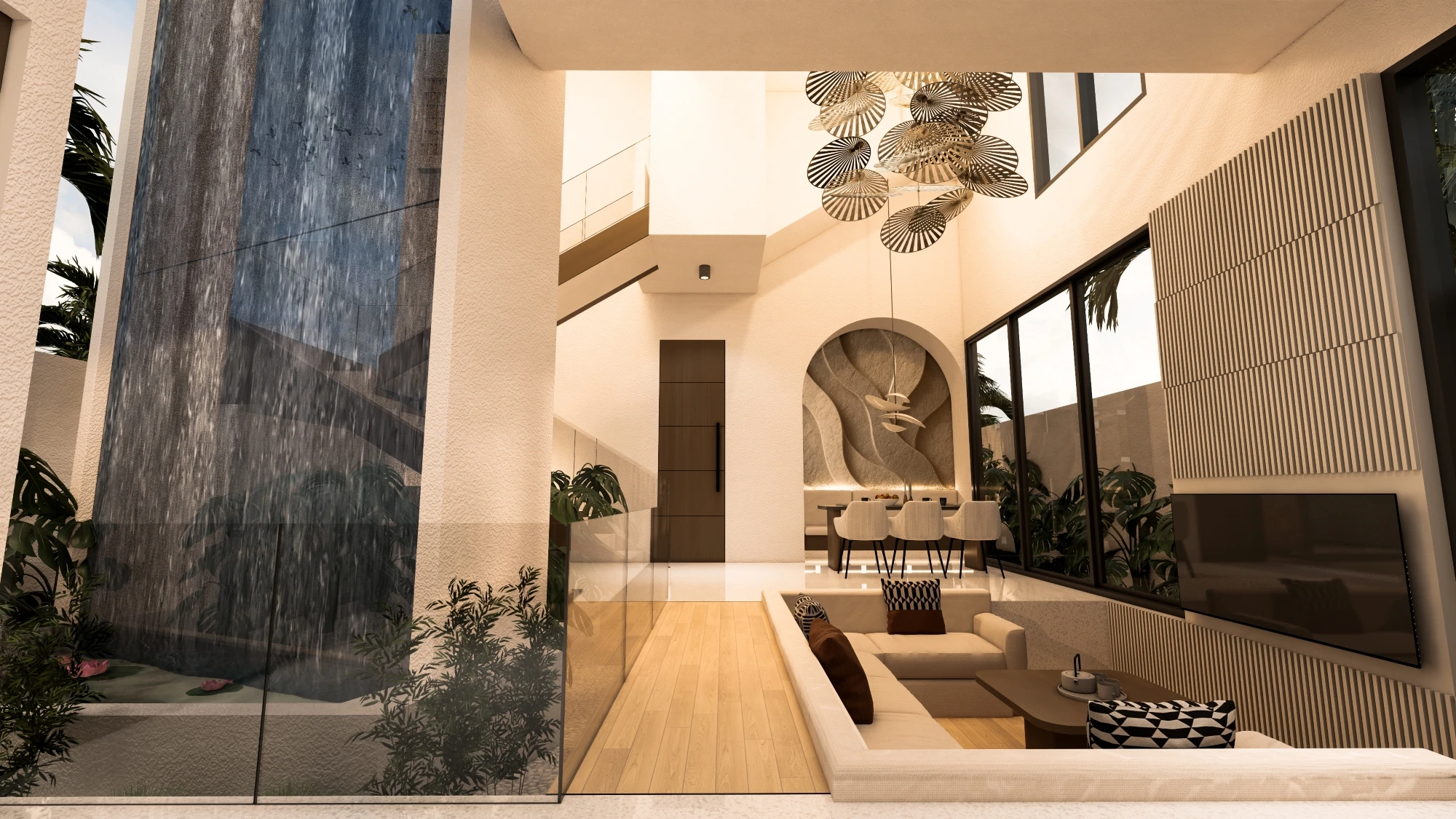 Senara Villa - View from Rooftop Pool